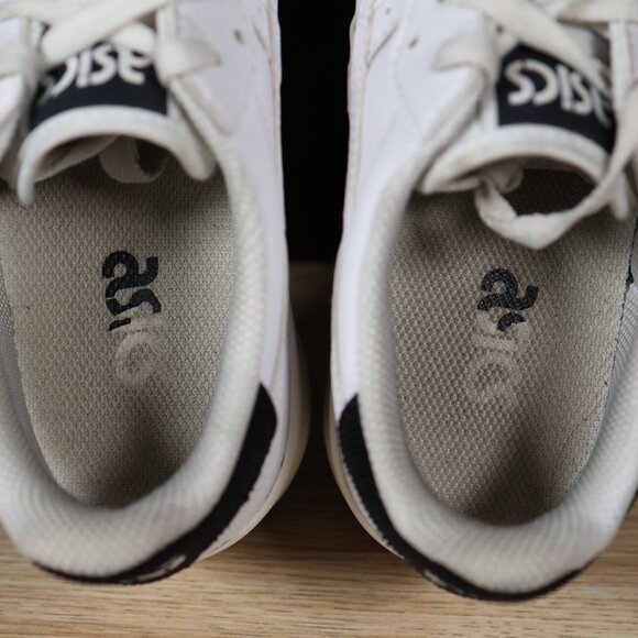 Asics Japan S PF Shoes Womens Size 8 White Black Platform Sneakers 1202A361 - Picture 6 of 8